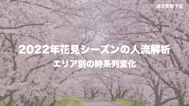 2022年花見シーズンの人流解析
